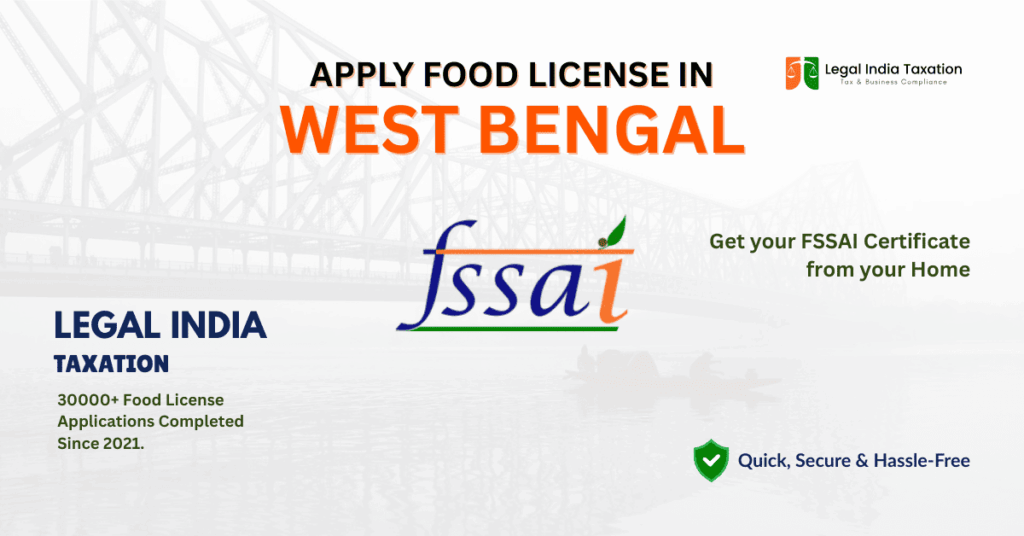 Apply Food License in West Bengal